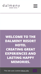 Mobile Screenshot of dalmenyhotel.co.uk